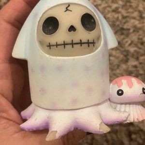 Octopus skull figurine